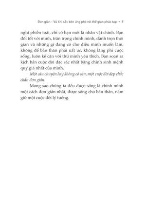 đơn giản - vũ khí sắc bén ứng phó với thế gian phức tạp - Ảnh 8