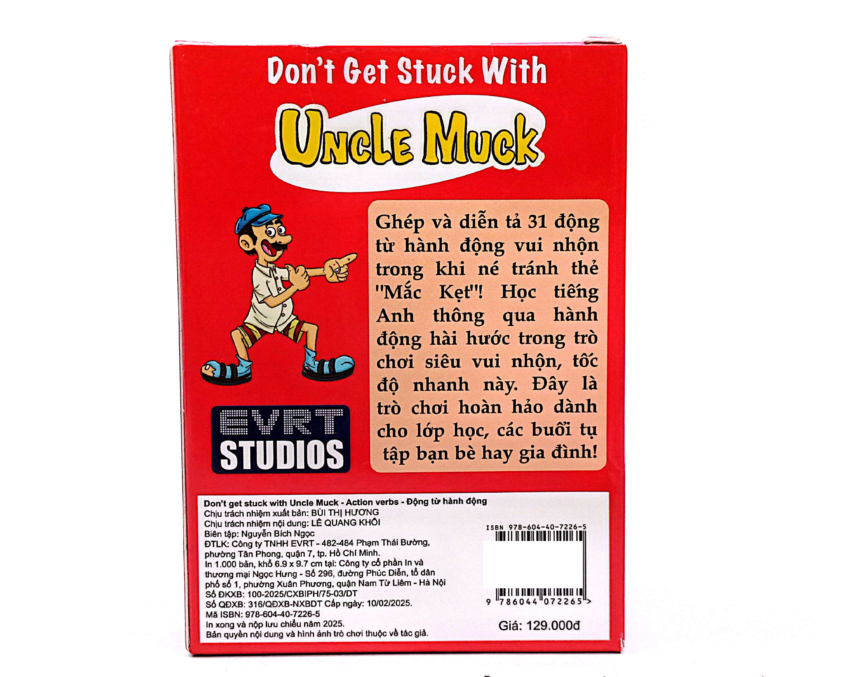 Don'T Get Stuck With Uncle Muck - Action Verbs - Động Từ Hành Động - Ảnh 10