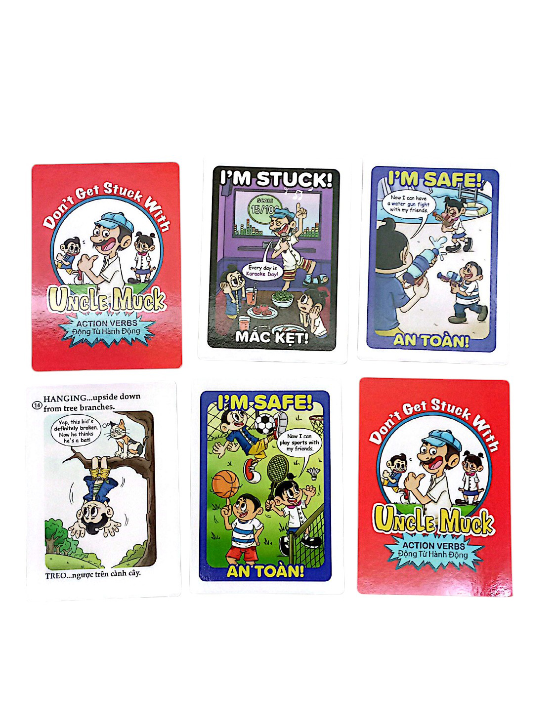 Don'T Get Stuck With Uncle Muck - Action Verbs - Động Từ Hành Động - Ảnh 12