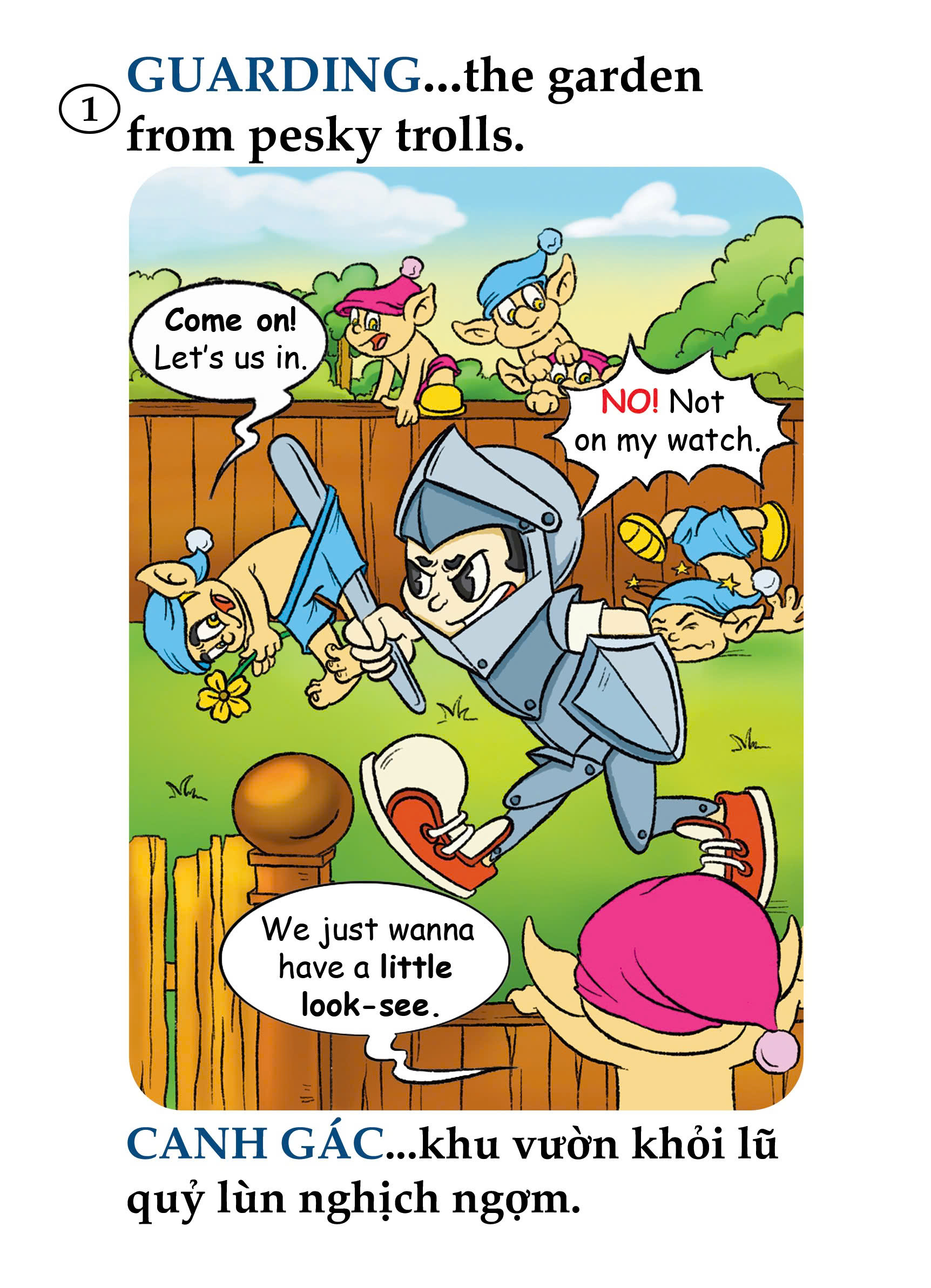 Don'T Get Stuck With Uncle Muck - Action Verbs - Động Từ Hành Động - Ảnh 6