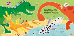 don't tickle the t. rex! ((touchy-feely sound books) - Ảnh 8