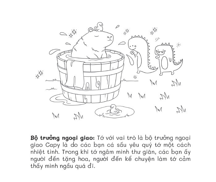 don't worry, tớ là capy! - cuốn sách tô màu tuyệt vời giúp bạn tìm thấy niềm vui đơn giản - Ảnh 11
