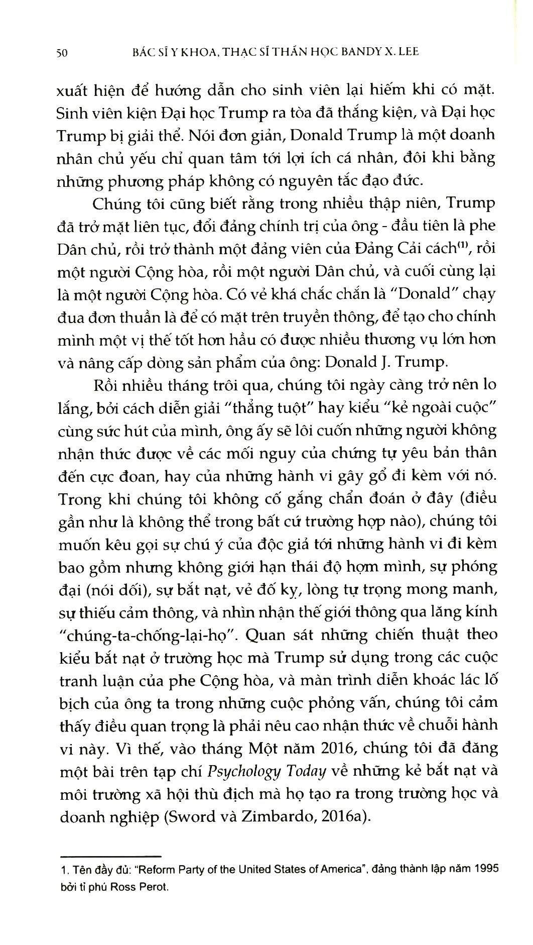 donald trump dưới góc nhìn của tâm lý học - Ảnh 7