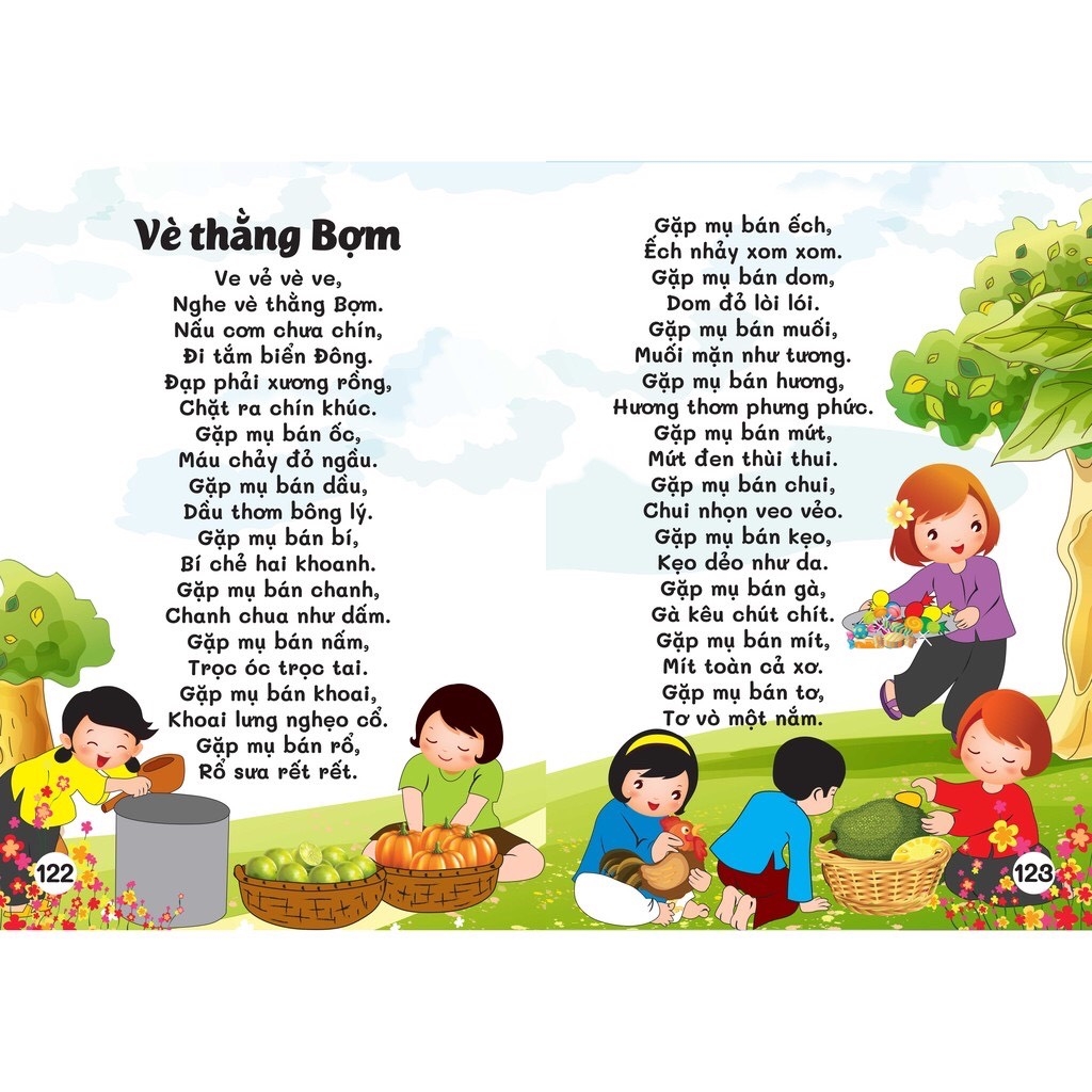 đồng dao cho bé: các trò chơi dân gian - các câu hát vè dân gian - Ảnh 7