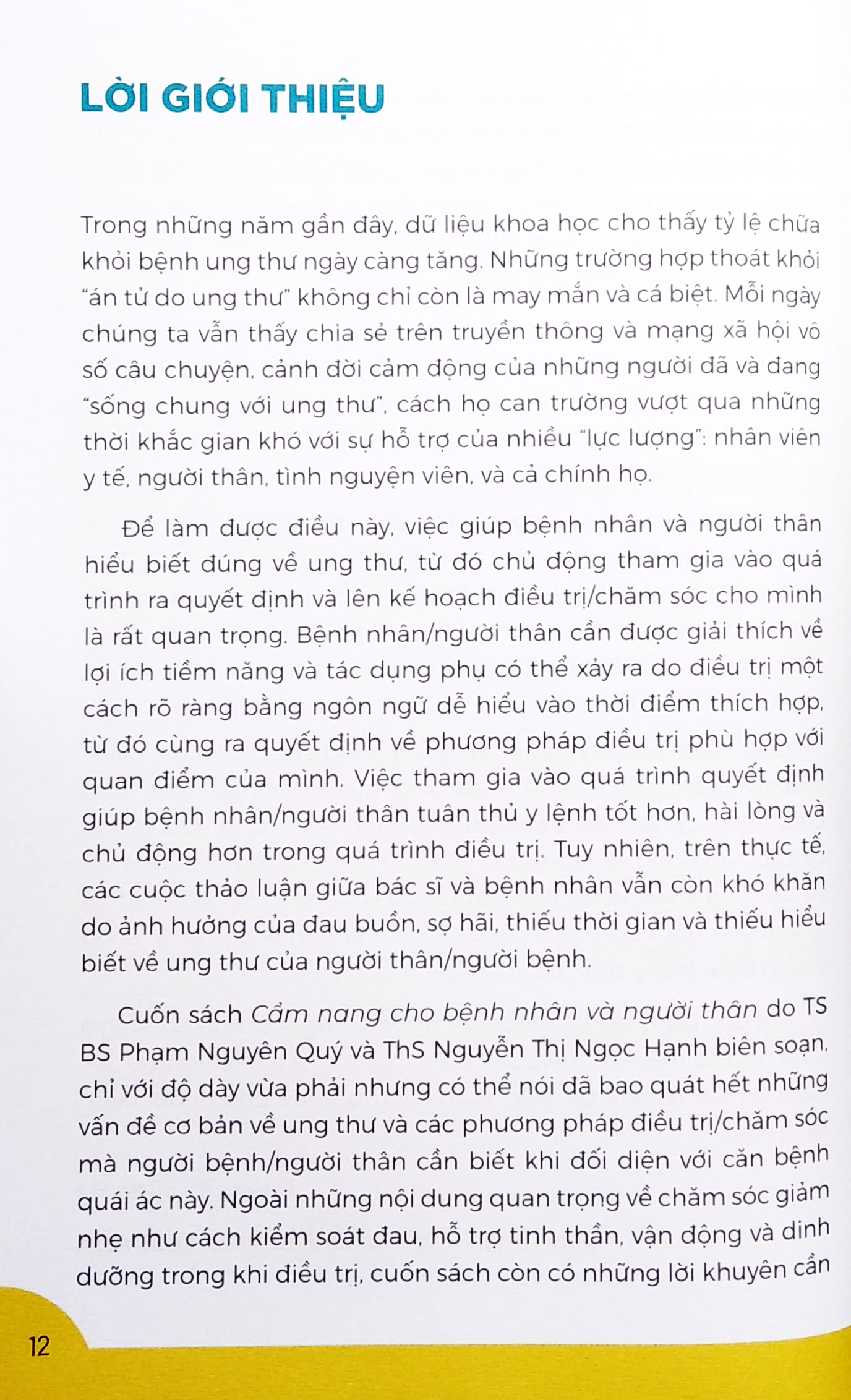 đồng hành cùng bệnh nhân ung thư: cẩm nang cho bệnh nhân và người thân - Ảnh 4