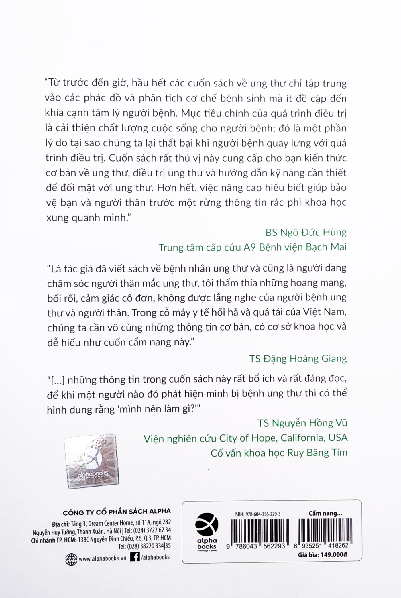 đồng hành cùng bệnh nhân ung thư: cẩm nang cho bệnh nhân và người thân - Ảnh 6