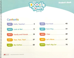 doodle town nursery student's book & digital student's book with navio app - 2nd edition - Ảnh 2