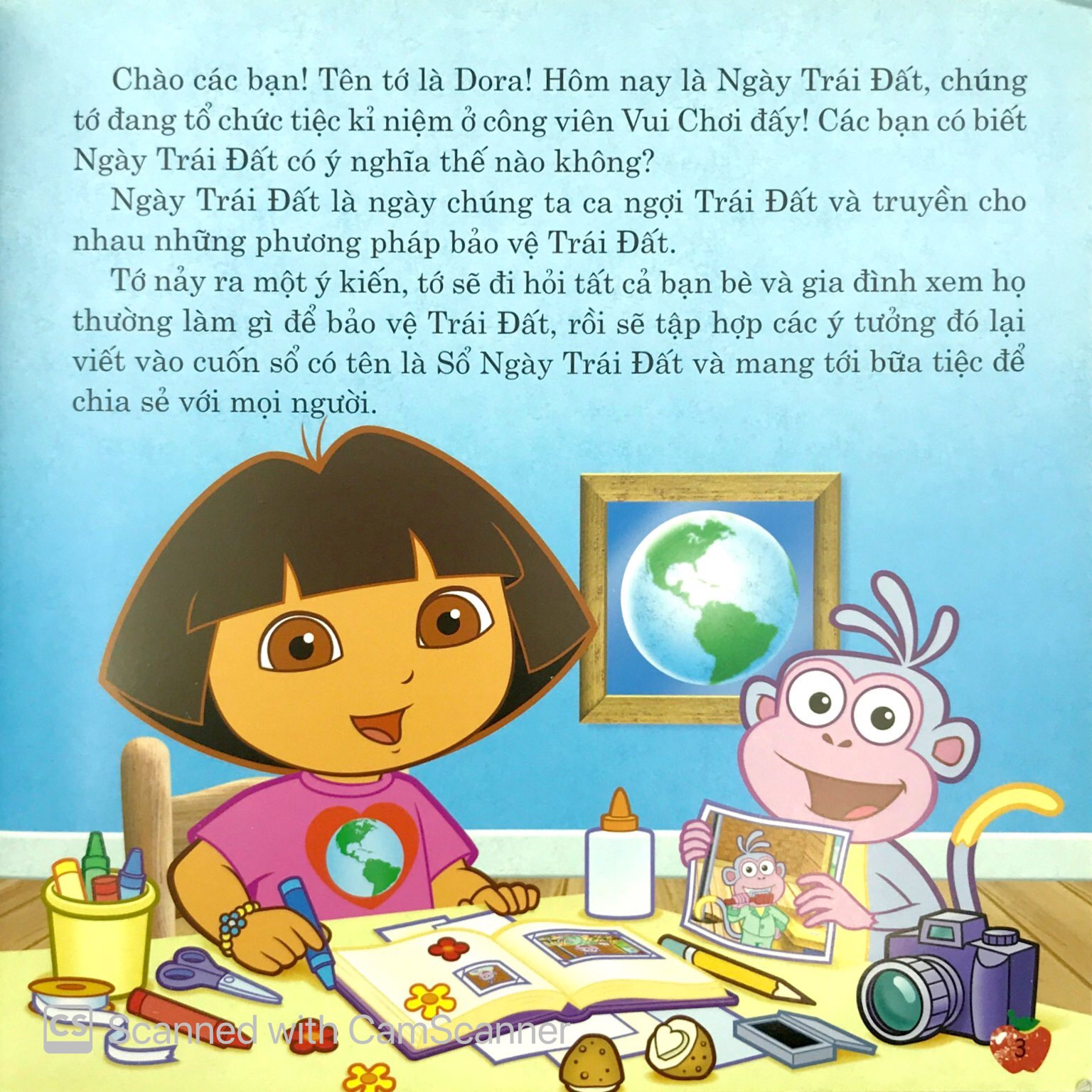 dora the explorer - dora kỉ niệm ngày trái đất - Ảnh 3