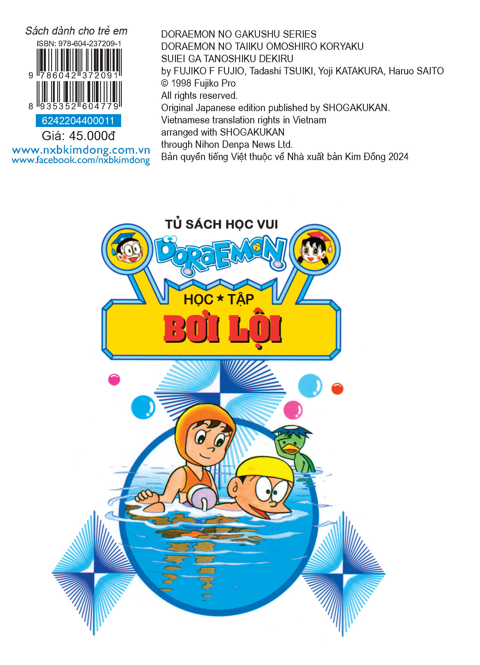 doraemon học tập - bơi lội (tái bản 2024) - Ảnh 3