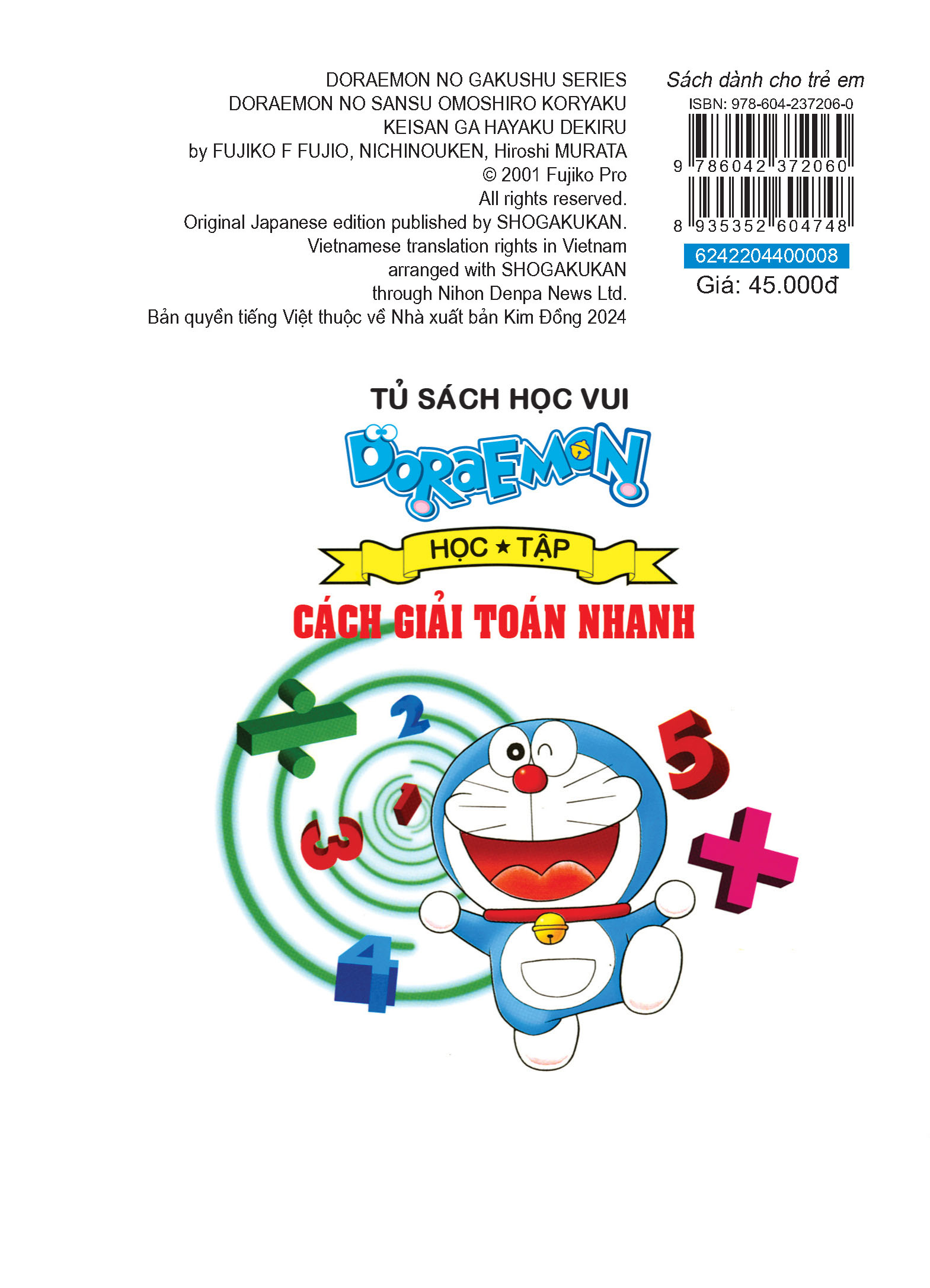 doraemon học tập - cách giải toán nhanh (tái bản 2024) - Ảnh 3