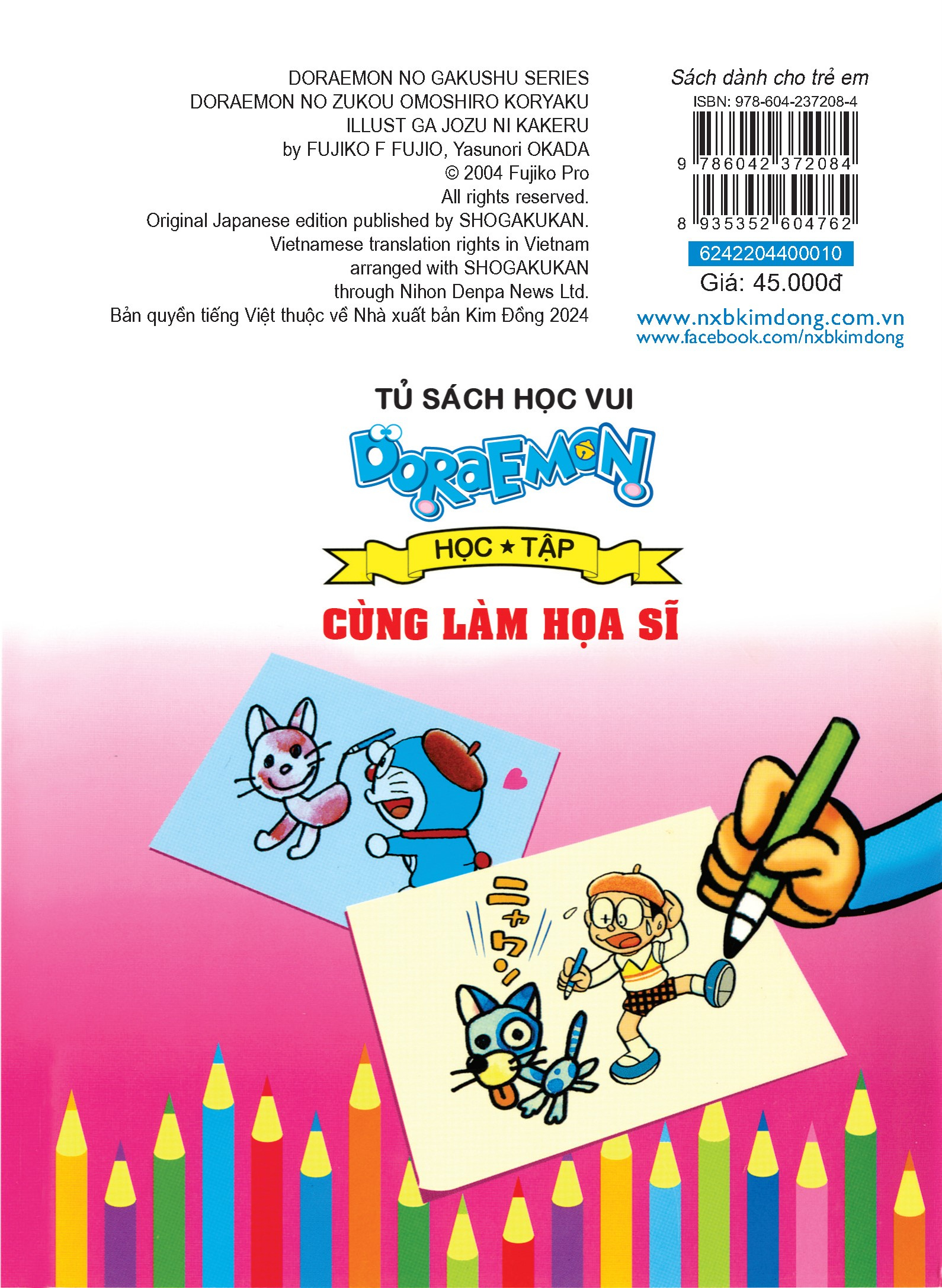 doraemon học tập - cùng làm họa sĩ (tái bản 2024) - Ảnh 3