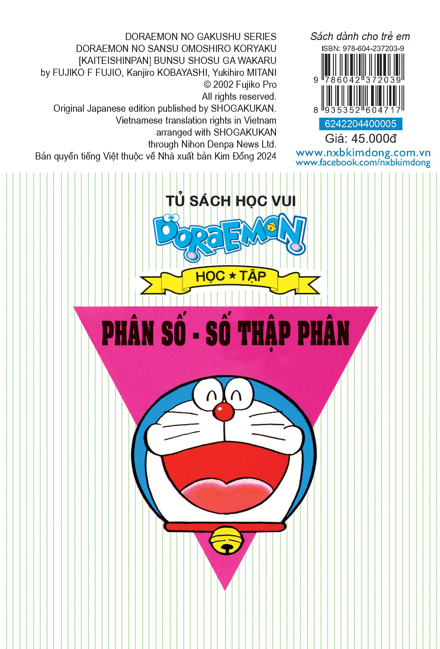 doraemon học tập - phân số-số thập phân (tái bản 2024) - Ảnh 3