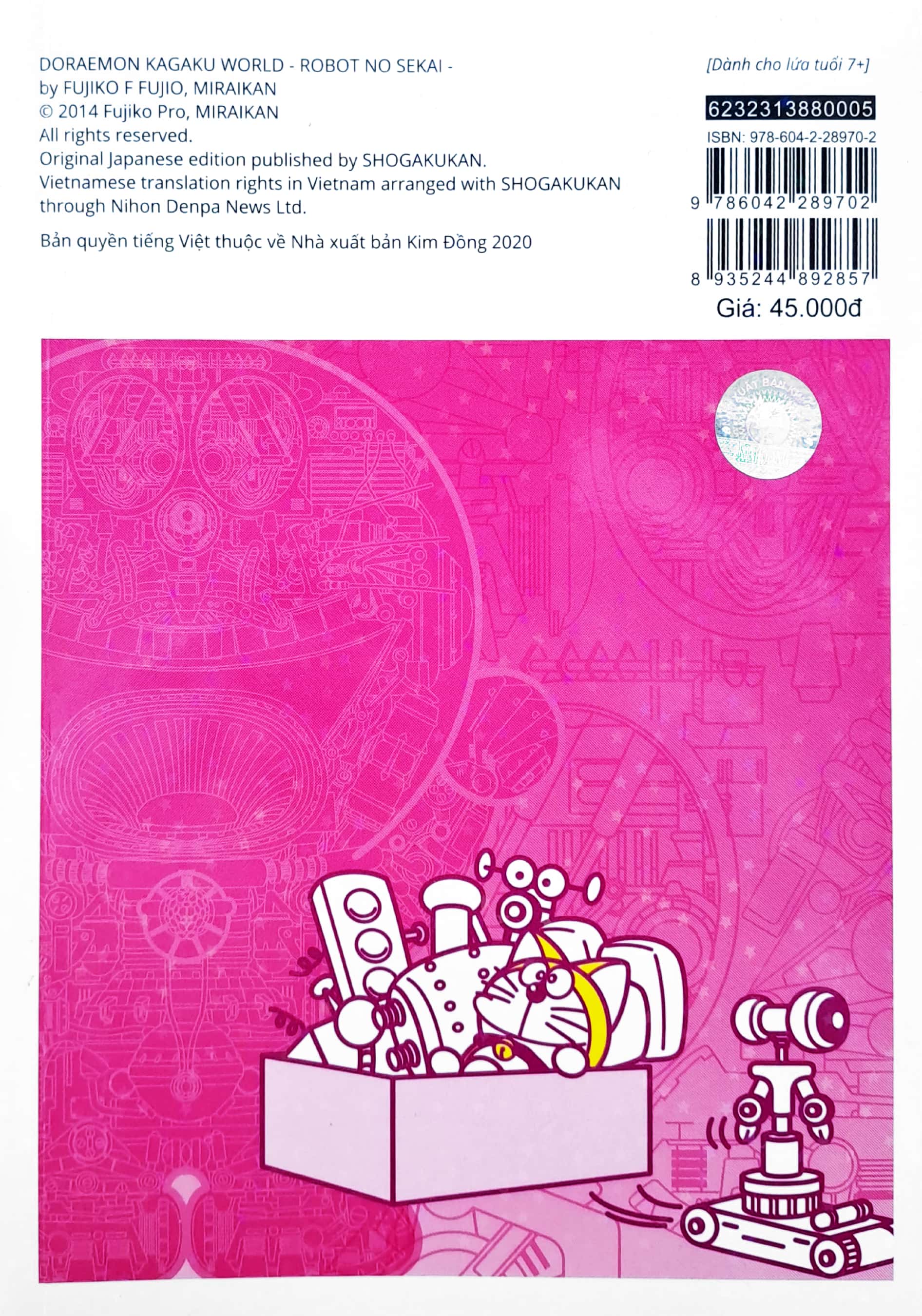 doraemon - thế giới khoa học - thế giới robot (tái bản 2023) - Ảnh 8