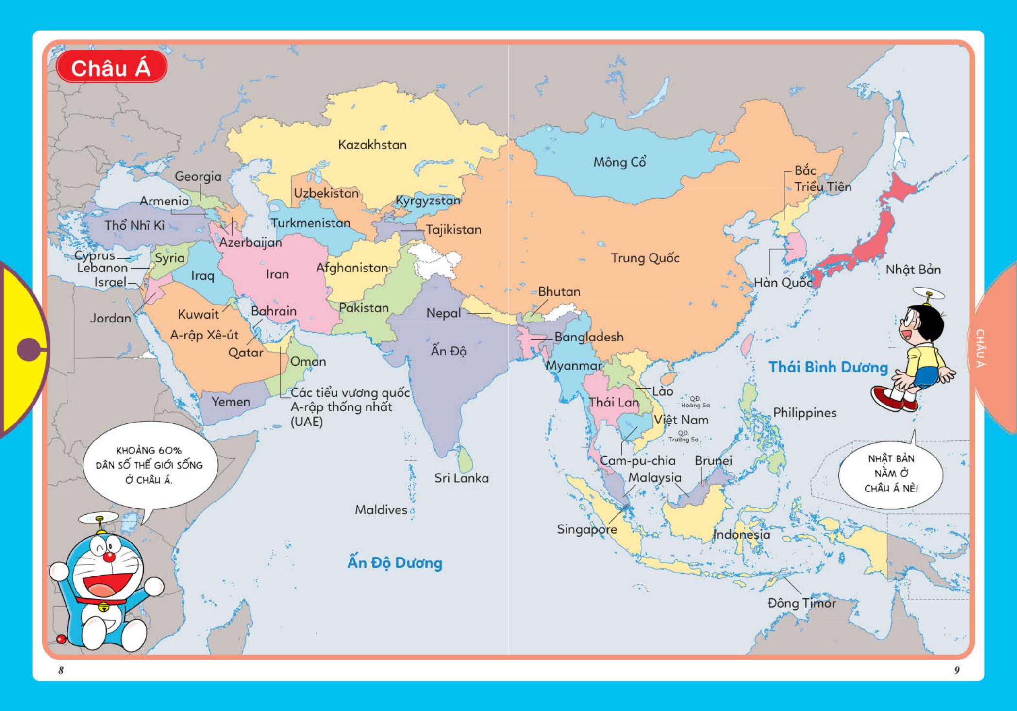 doraemon tìm hiểu xã hội - các quốc kì trên thế giới - Ảnh 6