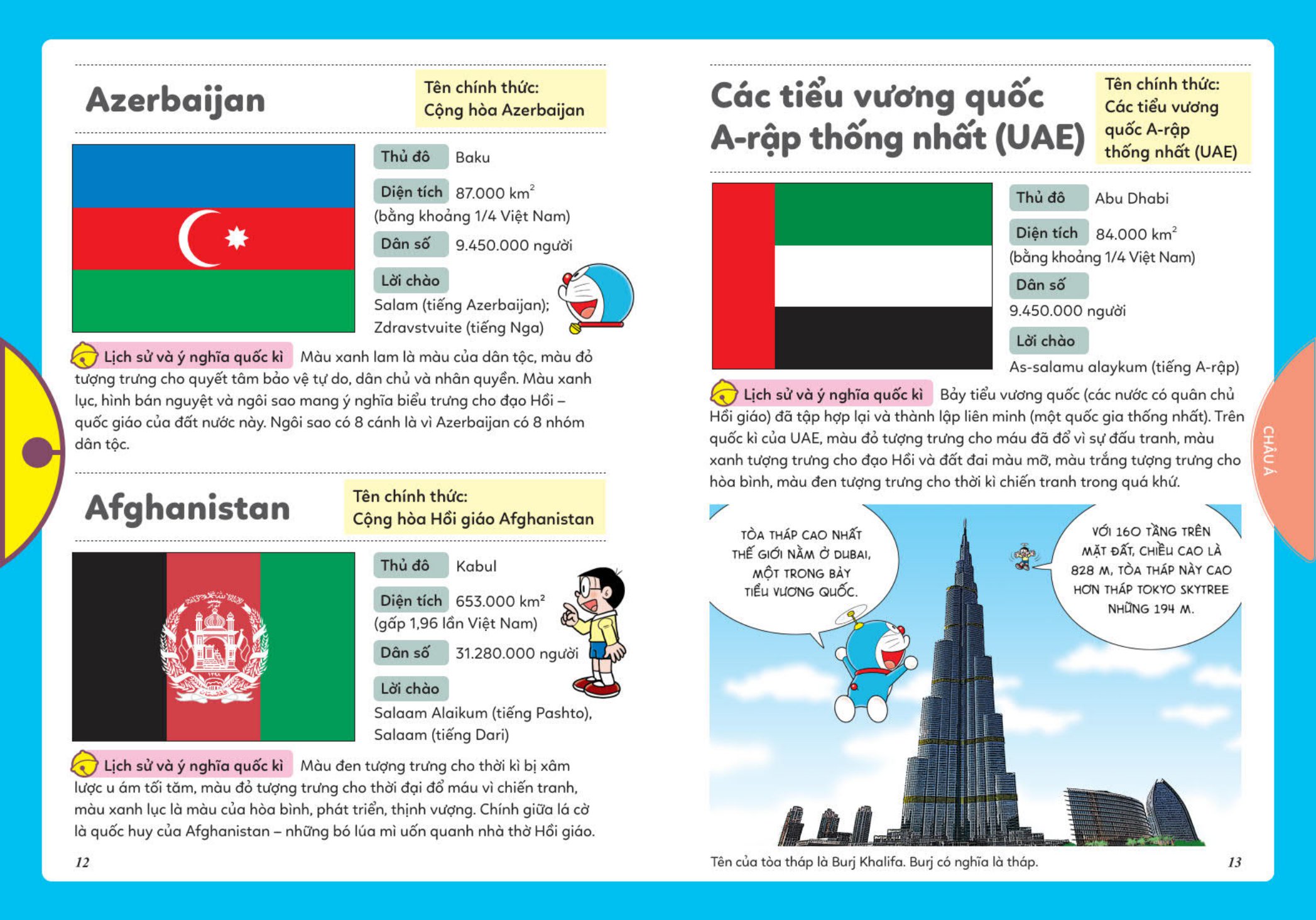 doraemon tìm hiểu xã hội - các quốc kì trên thế giới - Ảnh 8