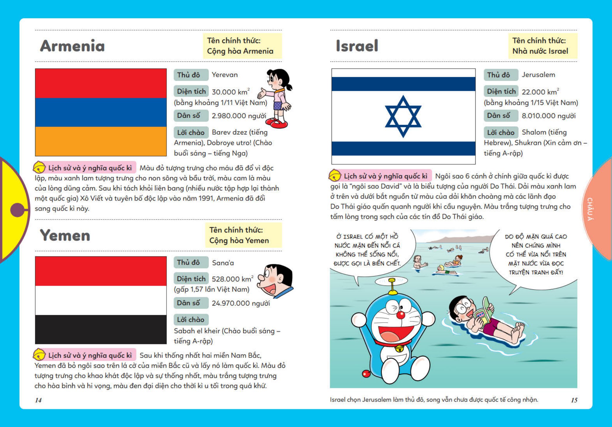 doraemon tìm hiểu xã hội - các quốc kì trên thế giới - Ảnh 9