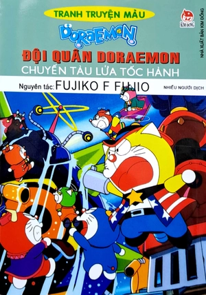 doraemon - tranh truyện màu - đội quân doraemon - chuyến tàu lửa tốc hành (tái bản 2023) - Ảnh 3