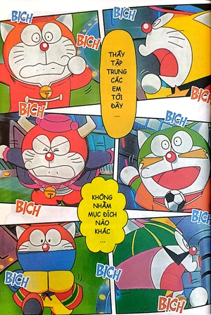 doraemon - tranh truyện màu - đội quân doraemon - chuyến tàu lửa tốc hành (tái bản 2023) - Ảnh 6