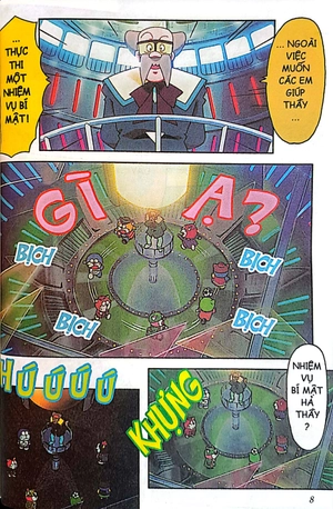 doraemon - tranh truyện màu - đội quân doraemon - chuyến tàu lửa tốc hành (tái bản 2023) - Ảnh 7