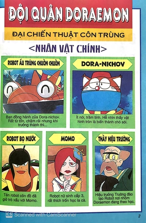doraemon - tranh truyện màu - đội quân doraemon - đại chiến thuật côn trùng (tái bản 2019) - Ảnh 3