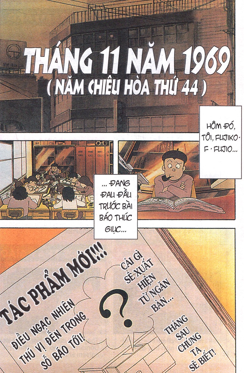 doraemon - tranh truyện màu - năm 2112 doraemon - ra đời (tái bản 2023) - Ảnh 4