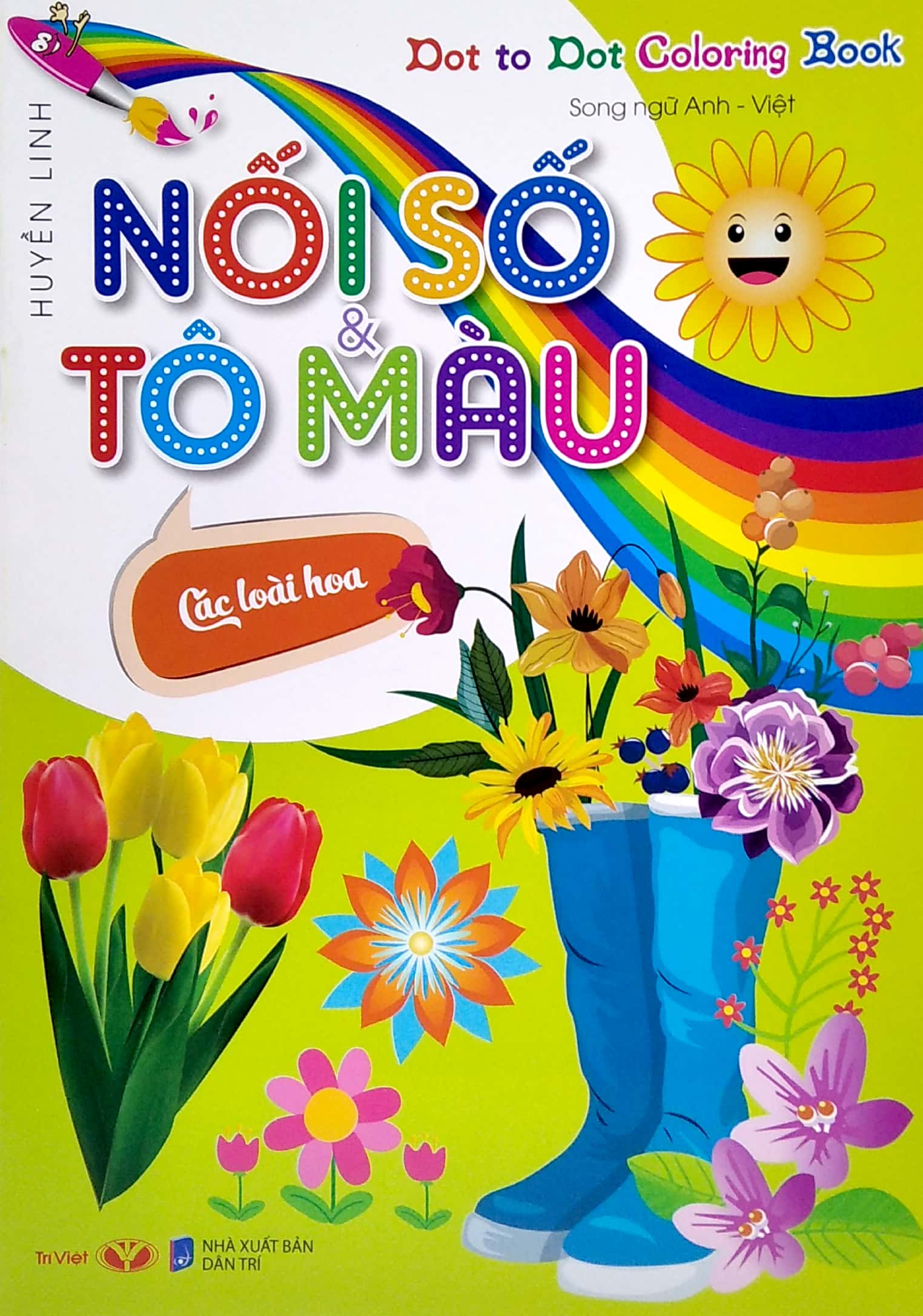 dot to dot coloring book - nối số & tô màu - các loài hoa - Ảnh 3