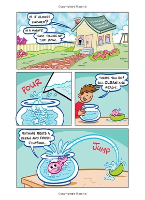 dr. seuss graphic novel - cat out of water - Ảnh 3