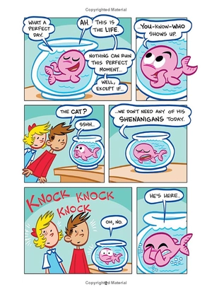 dr. seuss graphic novel - cat out of water - Ảnh 4