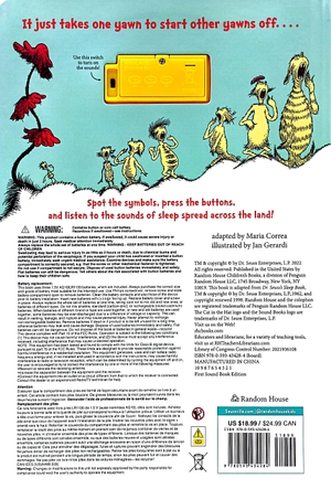 dr. seuss's sleepy sounds: with 12 silly sounds! (dr. seuss sound books) - Ảnh 6