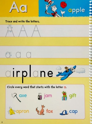 dr. seuss wipe-clean workbook: letters and numbers: activity workbook for ages 3-5 - Ảnh 5