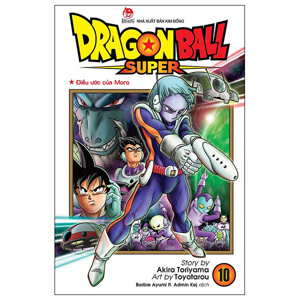 dragon ball super - tập 10 - điều ước của moro (tái bản 2025)