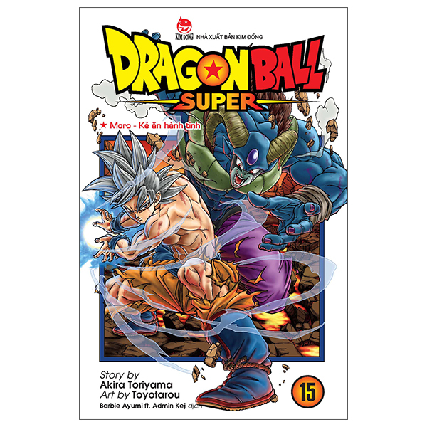dragon ball super - tập 15 - moro - kẻ ăn hành tinh (tái bản 2025)