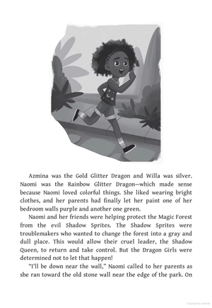 dragon girls - book 3 - naomi the rainbow glitter dragon - Ảnh 5