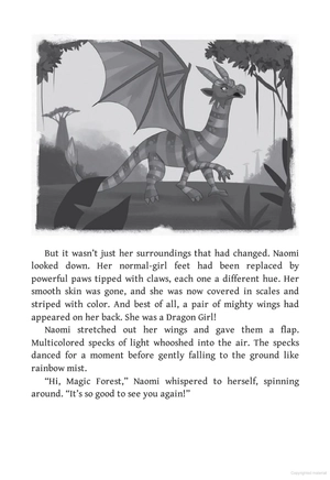 dragon girls - book 3 - naomi the rainbow glitter dragon - Ảnh 9
