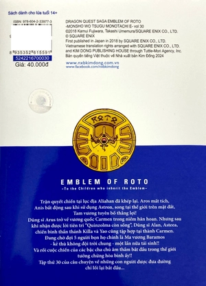 dragon quest - dấu ấn roto - những người kế thừa - tập 30 - Ảnh 7