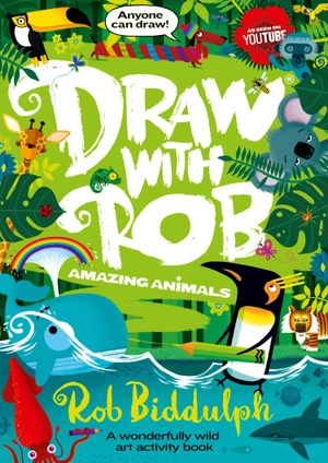 draw with rob: amazing animals - Ảnh 2