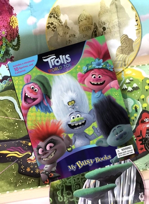 dreamworks trolls world tour my busy books - Ảnh 3
