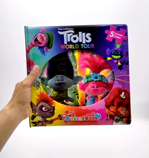 dreamworks trolls world tour my first puzzle book - Ảnh 7