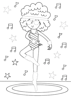 dress me up: ballerinas - colouring & activity - Ảnh 3