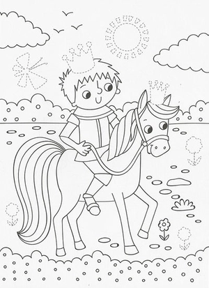 dress me up colouring & activity book - knights & dragons - Ảnh 3