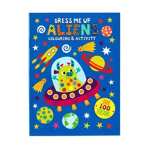 dress me up colouring and activity book - aliens - Ảnh 2