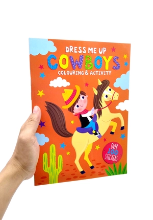 dress me up: cowboys - colouring & activity - Ảnh 7