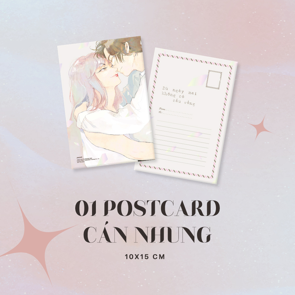 dù ngày mai không có cầu vồng - tặng kèm bìa áo rời + bookmark hai mặt + postcard hai mặt - Ảnh 4