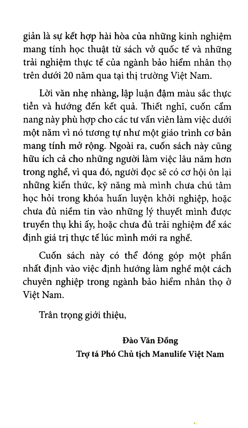 đừng bán bảo hiểm hãy trao giải pháp - sách gối đầu dành cho tư vấn bảo hiểm nhân thọ (tái bản 2020) - Ảnh 6