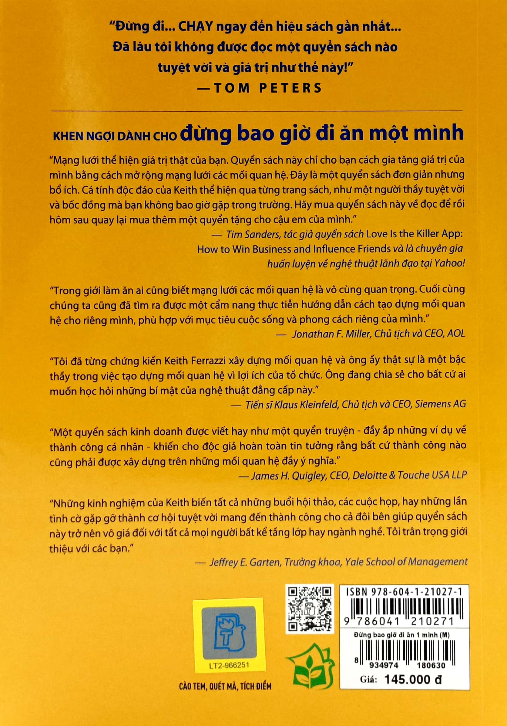 đừng bao giờ đi ăn một mình (tái bản 2022) - Ảnh 6