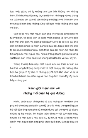 đừng bao giờ theo đuổi đàn ông - 38 tuyệt chiêu làm chủ mối quan hệ với người khác phái - Ảnh 10