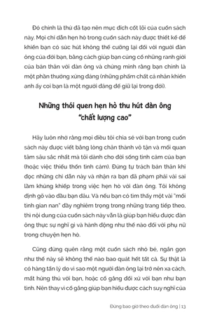 đừng bao giờ theo đuổi đàn ông - 38 tuyệt chiêu làm chủ mối quan hệ với người khác phái - Ảnh 15