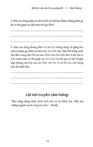 dũng cảm lên em - sách hướng dẫn vượt qua sang chấn xâm hại tình dục dành cho tuổi teen - Ảnh 11