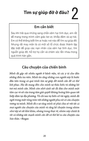 dũng cảm lên em - sách hướng dẫn vượt qua sang chấn xâm hại tình dục dành cho tuổi teen - Ảnh 12