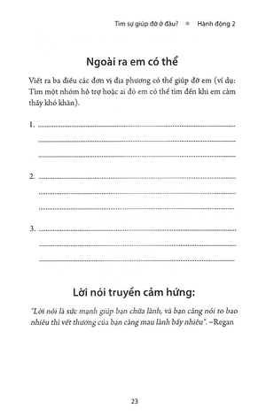 dũng cảm lên em - sách hướng dẫn vượt qua sang chấn xâm hại tình dục dành cho tuổi teen - Ảnh 15